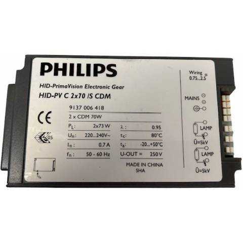 Elektronický predradník Philips HID-PV C 70/I CDM 220-240V 50/60Hz
