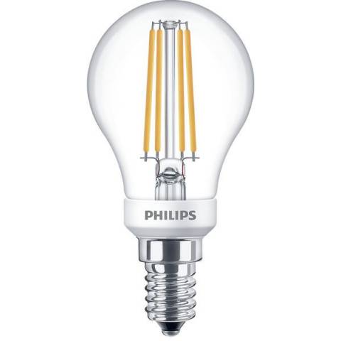 LED E14 baňka matná náhrada 40W žárovky spotřeba 5W barva 2700°K nestmívatelné
