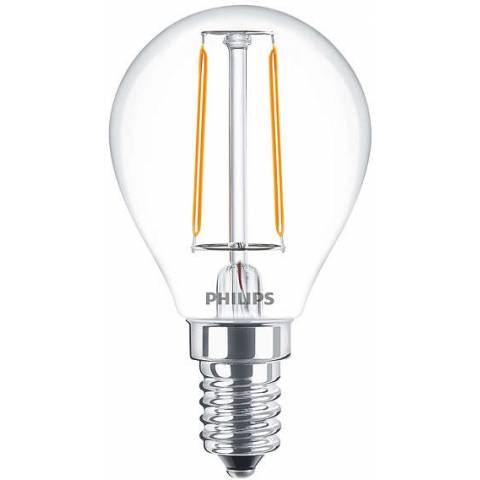 LED žiarovka E14 malá číra náhrada za 60W žiarovku spotreba 6,5W farba 2700°K nestmievateľná