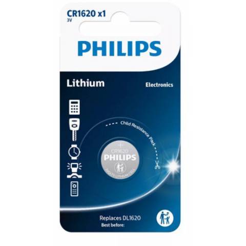 Lithium-Batterie Typ CR1620/00B