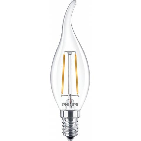 Žárovka tvar plamen LED E14 2W žárovkové světlo