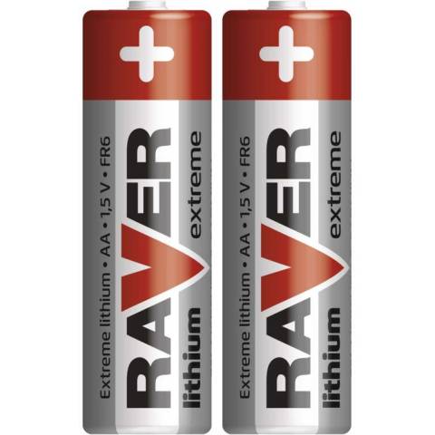 Raver B7821 Lithiová baterie RAVER FR6 (AA), blistr