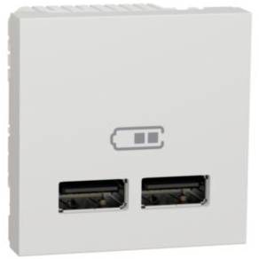 UNICA NU341818 Doppeltes USB-Ladegerät Schneider