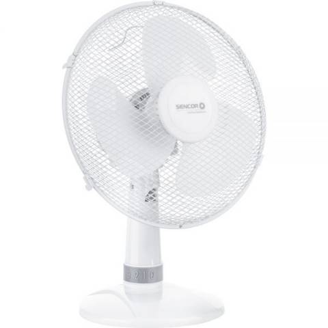 Stolový ventilátor SFE 3027WH 40W príkon farba biela