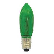 Vánoční žárovka E10 3W 20V zelená