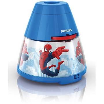 Philips Disney 71769/40/16 Spider-Man modré LED dětské stolní svítidlo