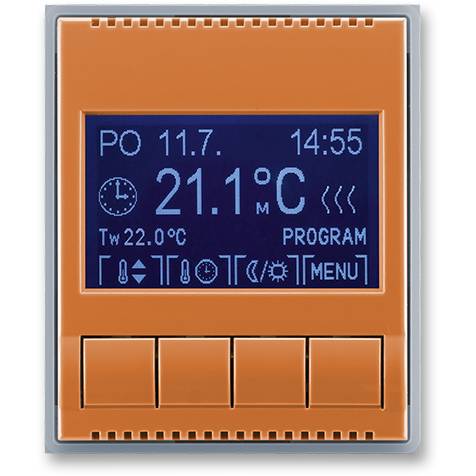 ABB 3292E-A10301 07 termostat univerzální programovatelný karamelová-ledová šedá