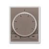 ABB 3292E-A10101 26 termostat univerzální s otočným nastavením teploty  lungo / mléčná bílá