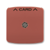 ABB 3559A-A00700 R2 Kryt spínače kartového, s čirým průzorem vřesová červená