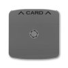 ABB 3559A-A00700 S2 Kryt kartového spínača, s priehľadným okienkom dymovo sivý