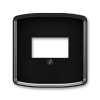 ABB 5014A-A00040 N Kryt zásuvky komunikační přímé (pro HDMI, USB, VGA, USB nabíječku) černá
