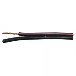 V03VH-H 2x0,75 C/R (CYH) černorudý kabel