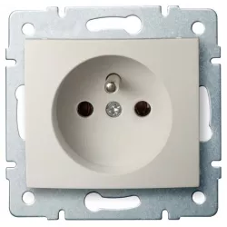 Kanlux 24795 DOMO Zásuvka samostatná - krémová
