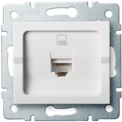 Kanlux 25109 LOGI Datová zásuvka RJ45Cat 6 Jack - bílá