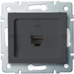 Kanlux 25285 LOGI Datová zásuvka RJ45Cat 5e Jack - grafit
