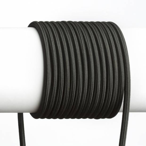 SLV R12222 FIT textilní kabel 3X0,75 1bm černá