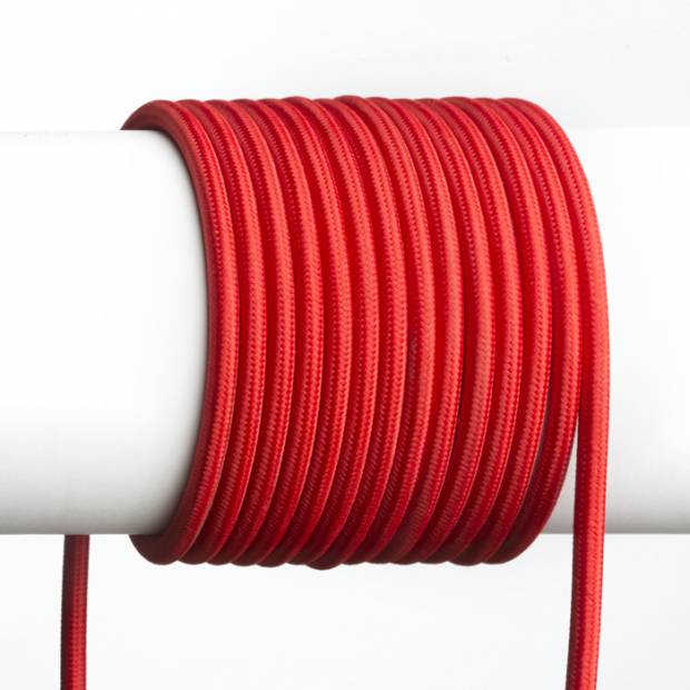 SLV R12224 FIT textilní kabel 3X0,75 1bm červená