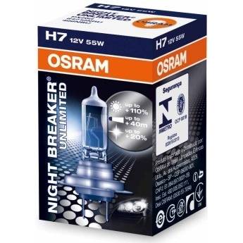 OSRAM H7 55W 12V NIGHT BREAKER UNLIMITED 64210NBU auto žárovka