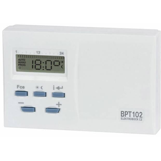 Prostorový bezdrátový termostat BPT100 Elektrobock