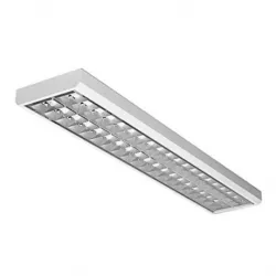 Nejlevnější stropní LED svítidlo s Al mřížkou s 2x led trubicí Philips 33W