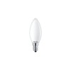 LED svíčka E14 matová 40W spotřeba 4.3W barva 2700°K nestmívatelná