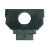 ABB 1764-0-0141 Maska nosná - 1x zásuvka UHF černá