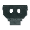 ABB 1764-0-0216 Maska nosná - 1x spojka pro optický kabel (2x Simplex ST) černá