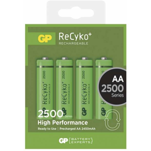 GP Batteries B14054 Nabíjecí baterie GP ReCyko+ 2500 HR6 (AA), krabička
