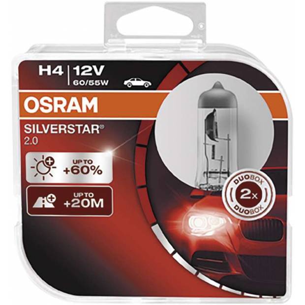 Osram C2607.2 Autožárovka OSRAM H4 12V 60 / 55W 64193 HCB SILVESTAR