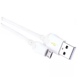 EMOS SM7004W USB kabel 2.0 A/M - micro B/M 1m bílý, Quick Charge