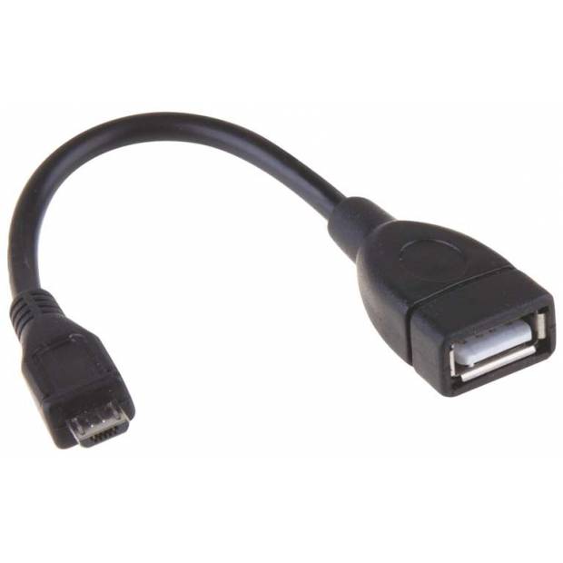 Emos SD7400 Kabel USB 2.0 A/F- micro B/M OTG 15 cm