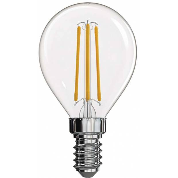 EMOS Lighting Z74230 LED žárovka Filament Mini Globe 4W E14 teplá bílá