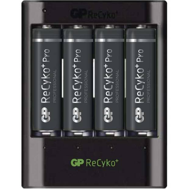 GP Batteries B04211 GP USB nabíječka baterií U421 + 4× AA GP ReCyko+ Pro