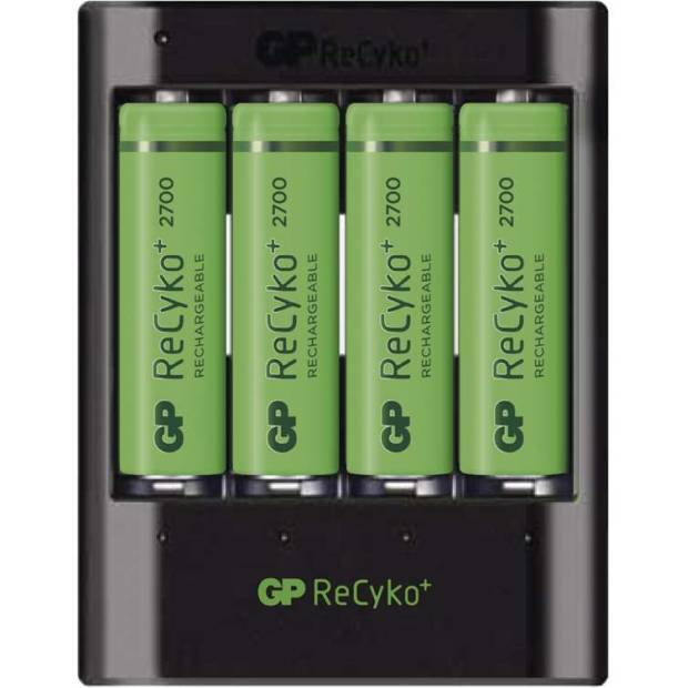 GP Batteries B04218 GP USB nabíječka baterií U421 + 4x AA GP ReCyko+
