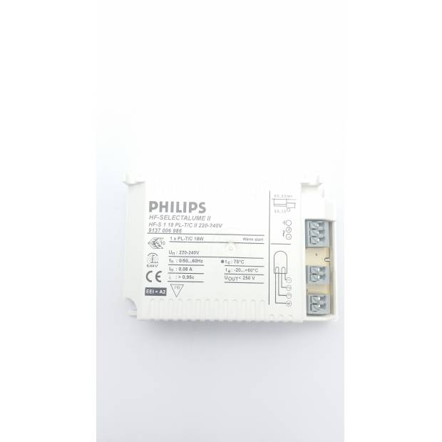 HF-S 1x18W PL-T PL-C teplý start Philips