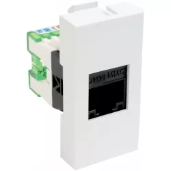 Zásuvkový modul QUADRO - zásuvka dátová s koncovkou RJ-45 QD 45X22.5-RJ-45_HB Kopos