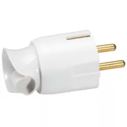 Vidlice Legrand 2P+T 16a otočná bílá 50172