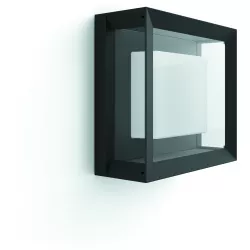Massive 17438/30/P7 Hue led white and color ambiance venkovní stropní/ nástěnné svítidlo philips econic  černé 2200k-6500k rgb