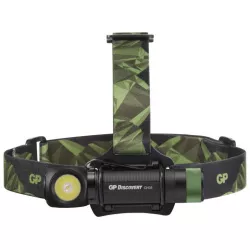 GP Batteries P8555 LED nabíjecí čelovka GP Discovery CHR35, 600 lm