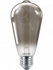 Philips Vintage stylová šedá žárovka LED classic 15W ST64 E27 smoky ND GPC 929002053101