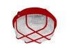 Panlux SKP-100/R Přisazené kruhové svítidlo KRUH 100W červený @