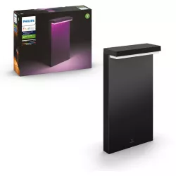 Philips 17455/30/P7 HUE Nyro VENKOVNÍ SLOUPEK LED 13,5W 1000lm 2200-6500K IP44, černá
