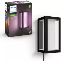Philips 17459/30/P7 HUE Impress VENKOVNÍ NÁSTĚNNÉ SVÍTIDLO s adaptérem LED RGBW 16W 1200lm 2000-6500K IP44, če