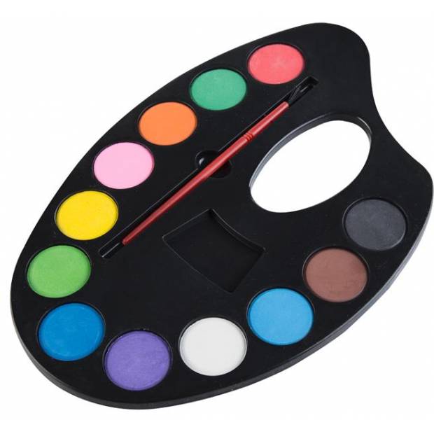 Vodové barvy - malířská paleta 12 barev EASY Office