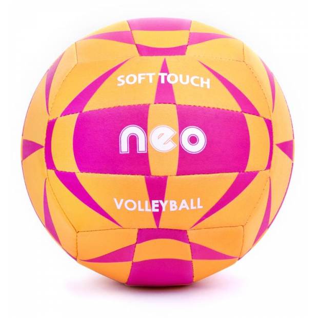 Spokey NEO SOFT neoprenový volejbalový  míč oranžovo-růžový vel. 5 Spokey