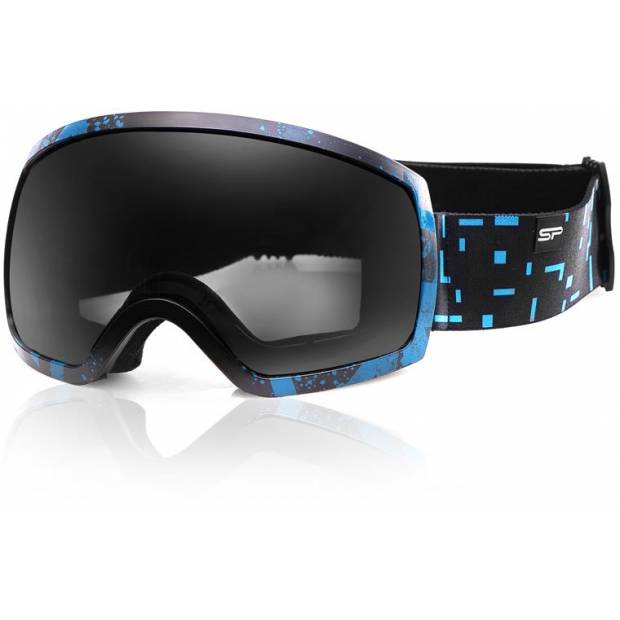 Spokey RADIUM lyžařské brýle černo-tmavě modré Spokey