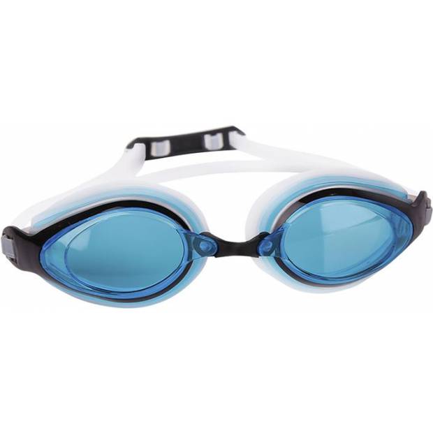 Spokey KOBRA Plavecké brýle, bílé, modré skla Spokey
