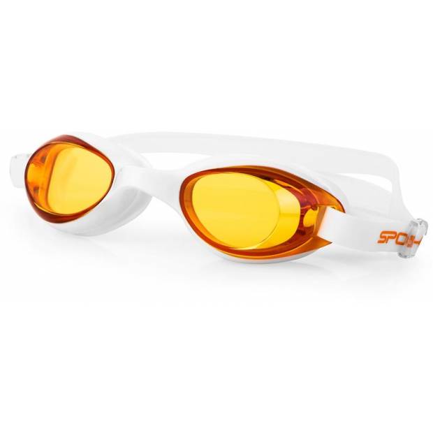 Spokey TINI Plavecké brýle, bílé, oranžová skla Spokey