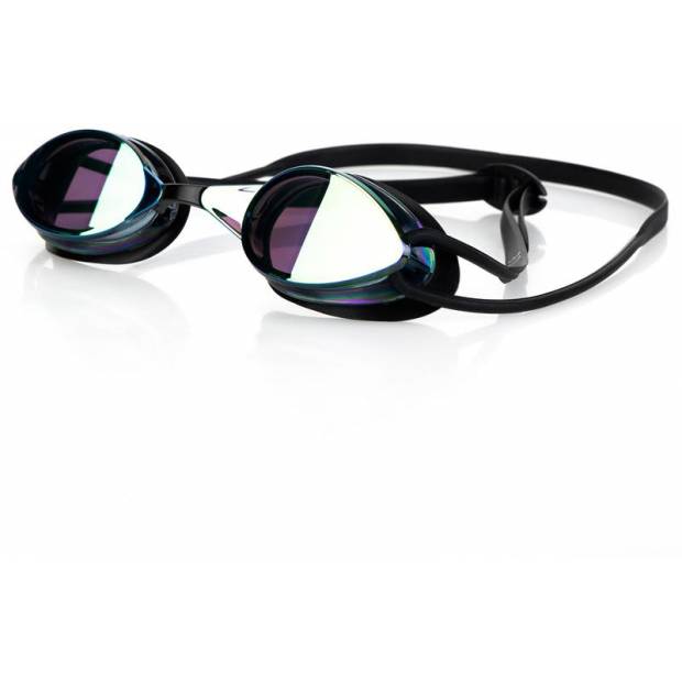 Spokey SPARKI Plavecké brýle, černé, zrcadlová skla Spokey