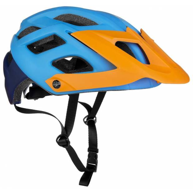 Spokey SINGLETRAIL Cyklistická přilba pro dospělé a juniory  IN-MOLD, 58-61 cm, modrá Spokey